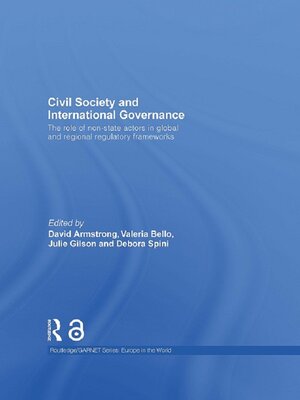 cover image of Civil Society and International Governance
